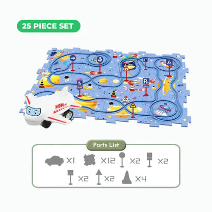 Puzzle Racer Kids Car Track Set